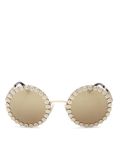 dolce gabbana round crystal sunglasses|dolce gabbana unisex sunglasses.